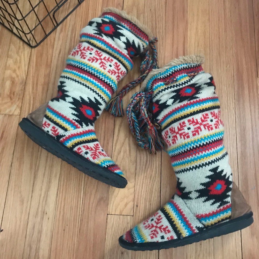 Muk Luk Aztec Slouchy Boot